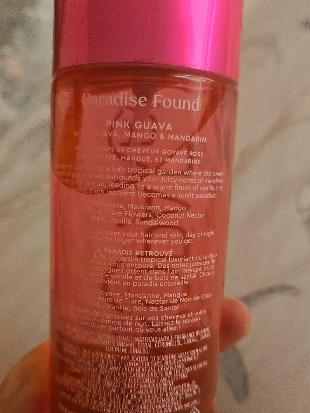 Kopari Pink & Orange Body Mist - Picture 4 of 6